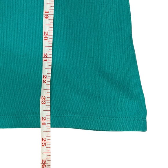 Aeropostale Woman's Polo Shirt Size L Teal A87 Embroidered Casual Classic Y2K - Picture 7 of 10
